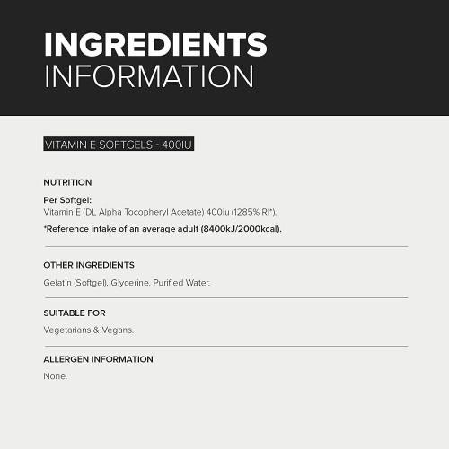 Bulk Vitamin E Softgels, 400IU, Pack of 270, Packaging May Vary 2