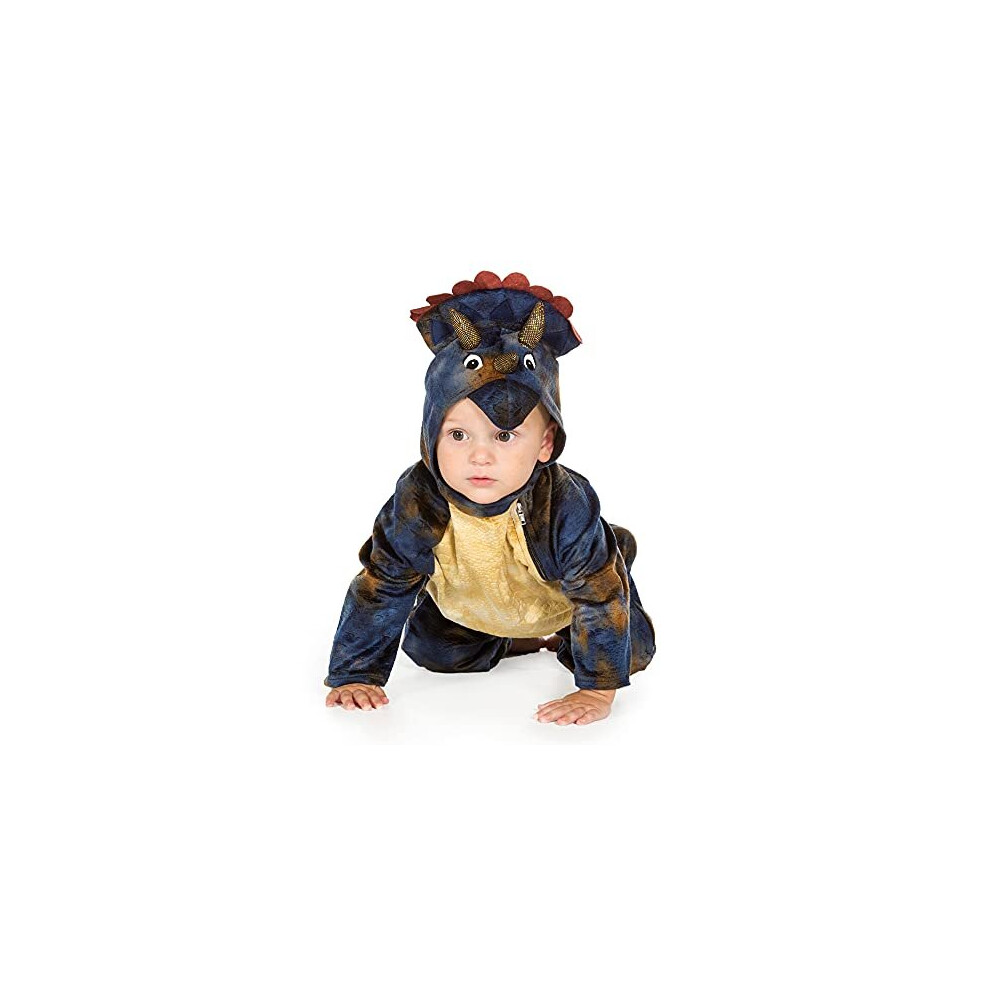 Baby Triceratops Onesie Official Natural History Museum Kids Dinosaur Costume, 2-3 Years Unisex, High Quality, Dinosaur Onesie, Dinosaur Dress Up |