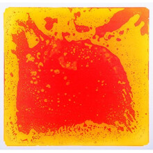Art3d 1-Pack Tapete de Desenvolvimento Infantojuvenil com Formas, 30cm x 30cm Amarelo-Vermelho