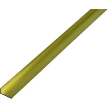 GAH-Alberts 471538 Brass Angle Trim with Unequal Sides 1000 x 20 x 10 x 1.5 mm