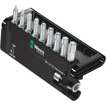 Wera 05056164001 Bit-Check Set 8167-9/TZ Torsion Extra-tough for Drill/Drivers, Metal Jointing, Torx TX8-40 10pc