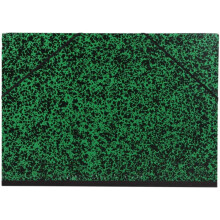 Clairefontaine 93245C Annonay Art Folder, A4, Elastic Strap, 30 mm Spine, Green
