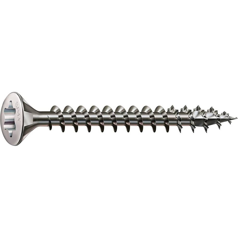 SPAX Universal screw made of stainless steel A2, 3.0 x 20 mm, pack of 200, T-Star plus, fully threaded, stainless steel A2, 1.4567-0627000300203