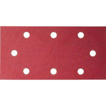 Bosch Home and Garden 2609256A89 10-Piece Sanding Sheet Set for Orbital Sanders 93 x 185, 80