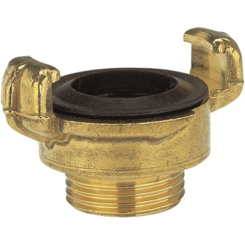 Gardena Gardena Brass Quick Coupling Threaded Part with an External Thread: Hose Connection with 21 mm (1/2 Inch) - e.g., Threaded for Pumps with Internal