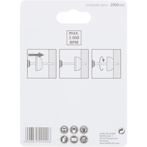 wolfcraft Wolfcraft 2900 Dustcatcher for 4-8mm Drills 2