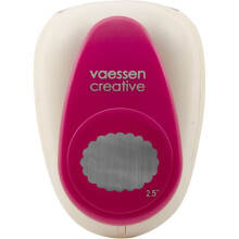 Vaessen Creative Craft Paper Punch Scallop Oval Motive Puncher, Multi-Colour, X-Large