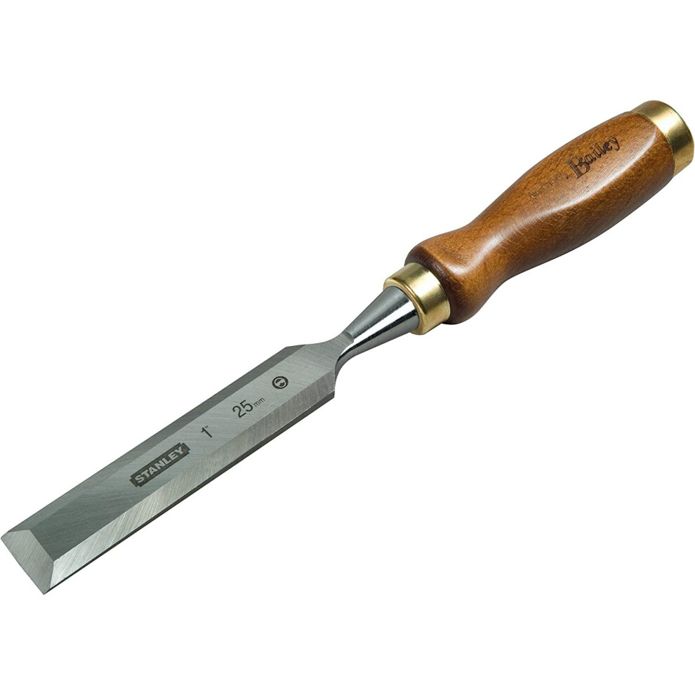 Stanley 2-16-393BT 2-16-393" Bailey Chisel, Silver/Brown, 28 mm