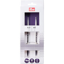 Prym Circular Knitting Pins/Needles, Ergonomic Design, 6mm x 60cm Length, High-performance Synthetic Material, Multi-Colour, 17 x 3 x 1 cm