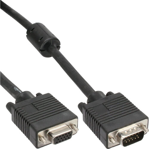 InLine 17745B S-VGA Extension Cable 15-Pin 5 m Black