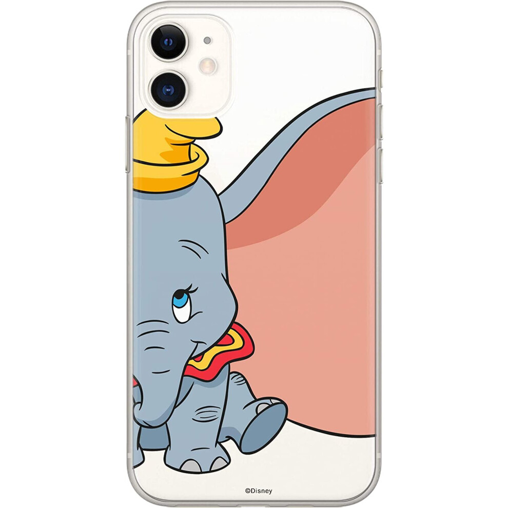 ERT Disney Dumbo Phone Case Designed for iPhone 11 - Transparent, DPCDUMB6728