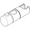 Grohe Grohe 48099000 Hand shower bracket, chrome, diameter - 21.8 mm 2