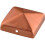 CONNEX HV4297 Post caps Copper 90x90mm 1