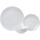 Amazon Amazon Basics 18-Piece Dinnerware Set - White Porcelain Coupe, Service for 6 4