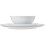 Amazon Amazon Basics 18-Piece Dinnerware Set - White Porcelain Coupe, Service for 6 5