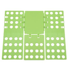 (Green) Clothes Folder Quick Shirt Folding Board For Children Adult Dress Pants T-shirt