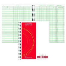 Hammond & Stephens 1481899 38 Student 0.9 Week Record Book, 8.5 x 11 in., PolyIce Cover