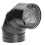 8890 8" Double Wall 90 Degree Elbow 1