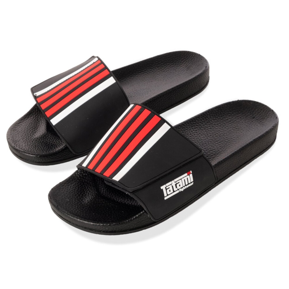 (40) TATAMI JIU JITSU REVERSE SLIDERS - BLACK