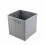 6-Pack Foldable Canvas Storage Boxes - Gray Collapsible Cube Organizer (27 x 28 x 27 cm) 6