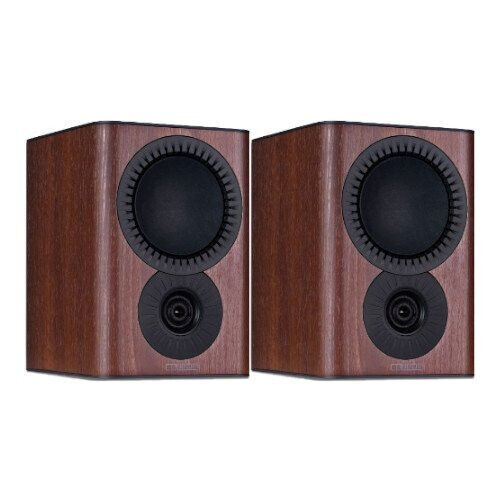 MISSION Mission QX2 MKII Standmount Surround Speakers Pair Walnut 1