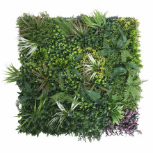 Artificial Green Living Wall Hedge Plant Panel  100x100cm