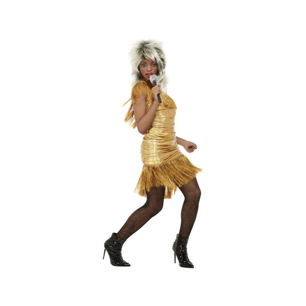 (Large) Simply The Best Legend Tina Costume Gold Womens