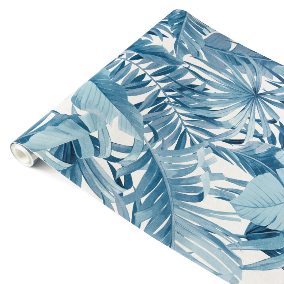 Nu Wallpaper Maui Blue Peel & Stick Wallpaper