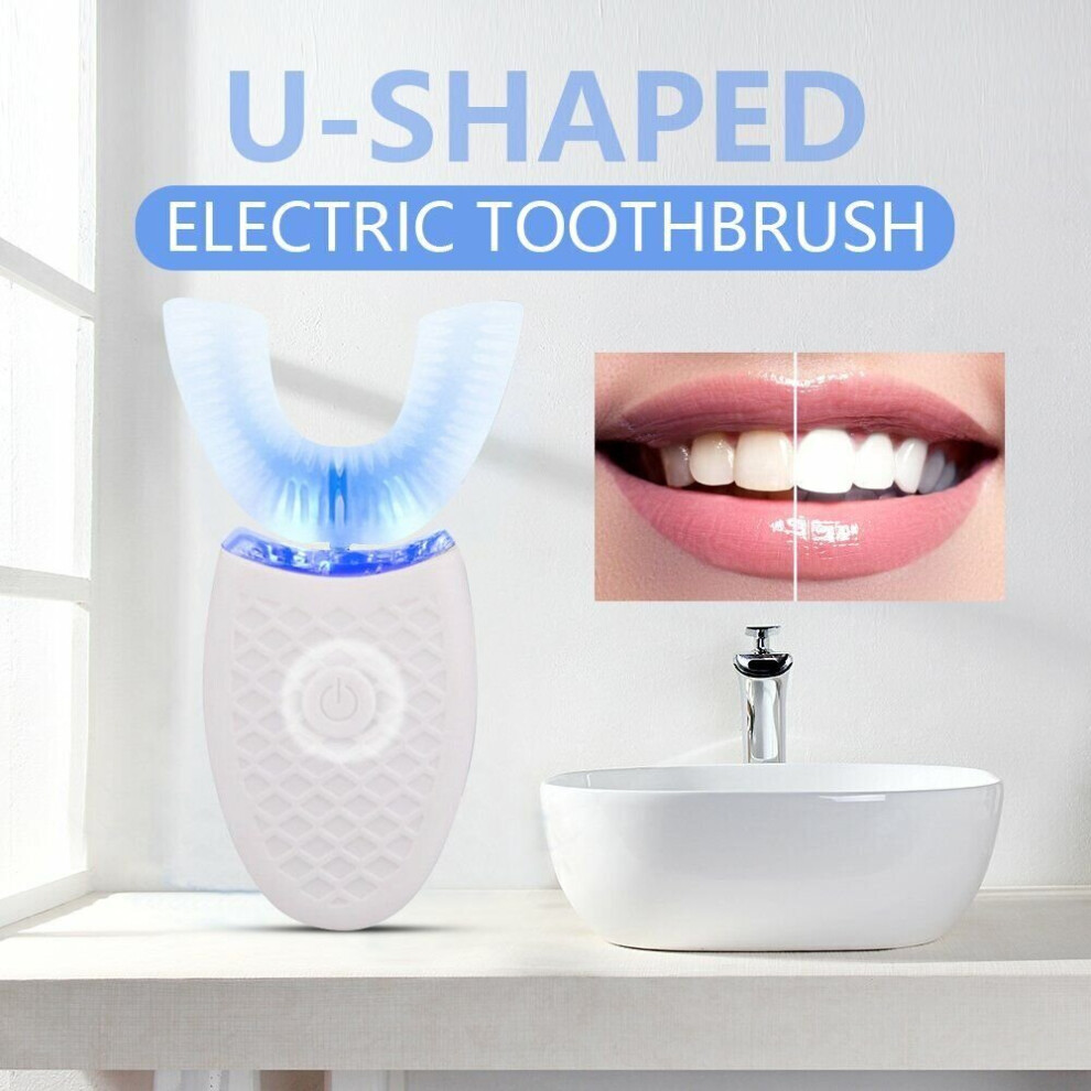 Oph-Store 360Â° Automatic Sonic Electric Brush Whitening Toothbrush Rechargeable