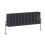 NRG (300x1010mm-3 Column, Anthracite) NRG Traditional Radiator Horizontal Vertical Cast Iron Style Double Triple Panel Rads 2