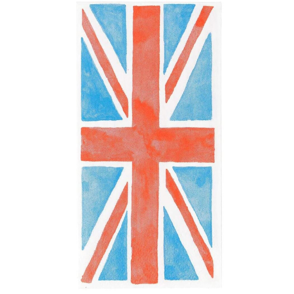 Great Britain Flag Union Jack Party Napkins | Pack of 20 Queens Jubilee Napkins