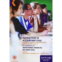 MAINTAINING FINANCIAL RECORDS - EXAM KIT - PUBLISHING, KAPLAN - Paperback / sof -30/04/2019