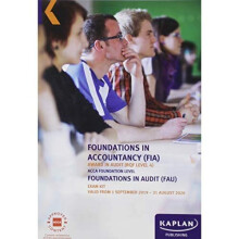 FOUNDATIONS IN AUDIT (INT/UK) - EXAM KIT - PUBLISHING, KAPLAN - Paperback / sof -30/04/2019