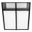 Supporto DJ Booth cabina tavolo pieghevole setup mobile discoteca nero e bianco 3