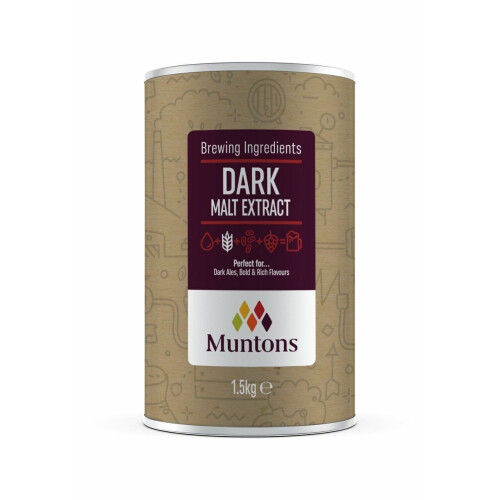 (Dark) Muntons Malt Extract 1.5kg - Beer Making Homebrew