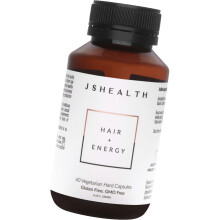 JSHealth Hair + Energy 60 Vegetarian Hard Capsules