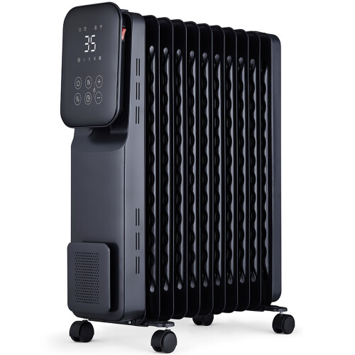 MYLEK (2.5kW) Oil Filled Radiator Digital LED Display Wifi Enabled Timer