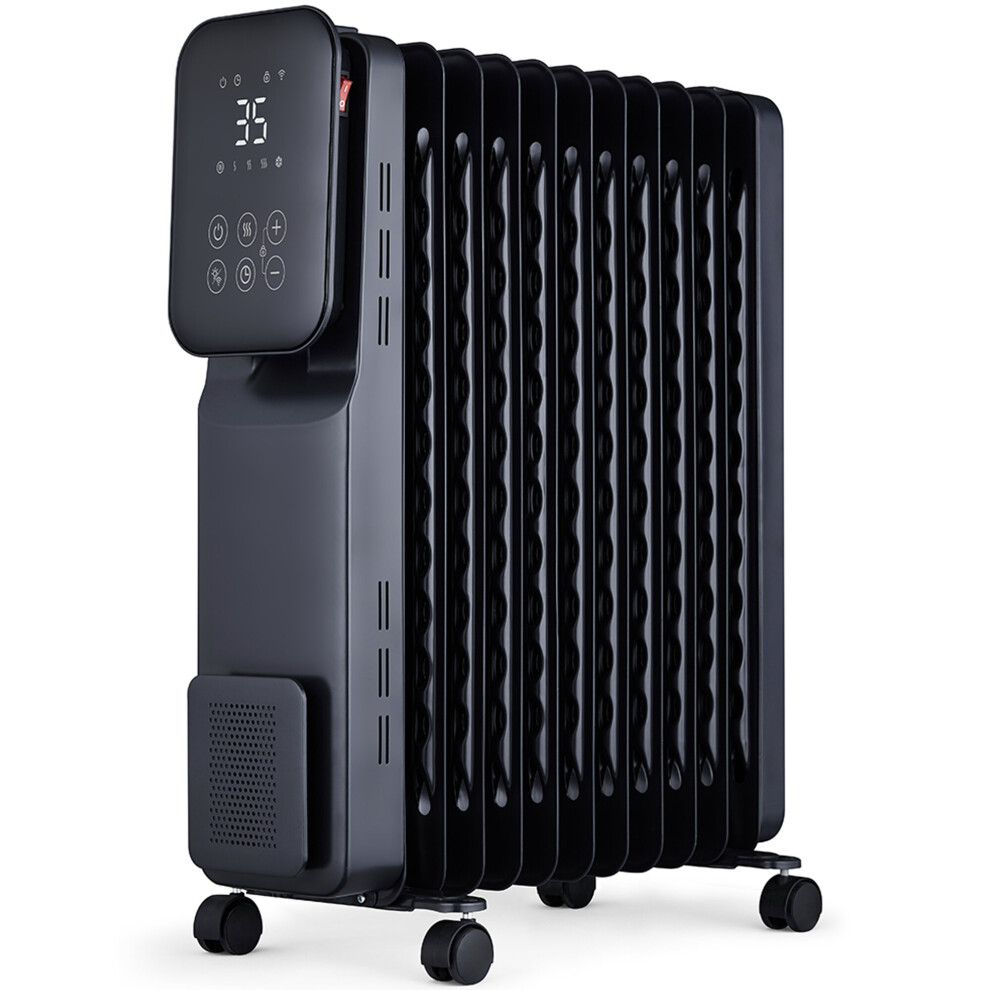 (2.5kW) Oil Filled Radiator Digital LED Display Wifi Enabled Timer