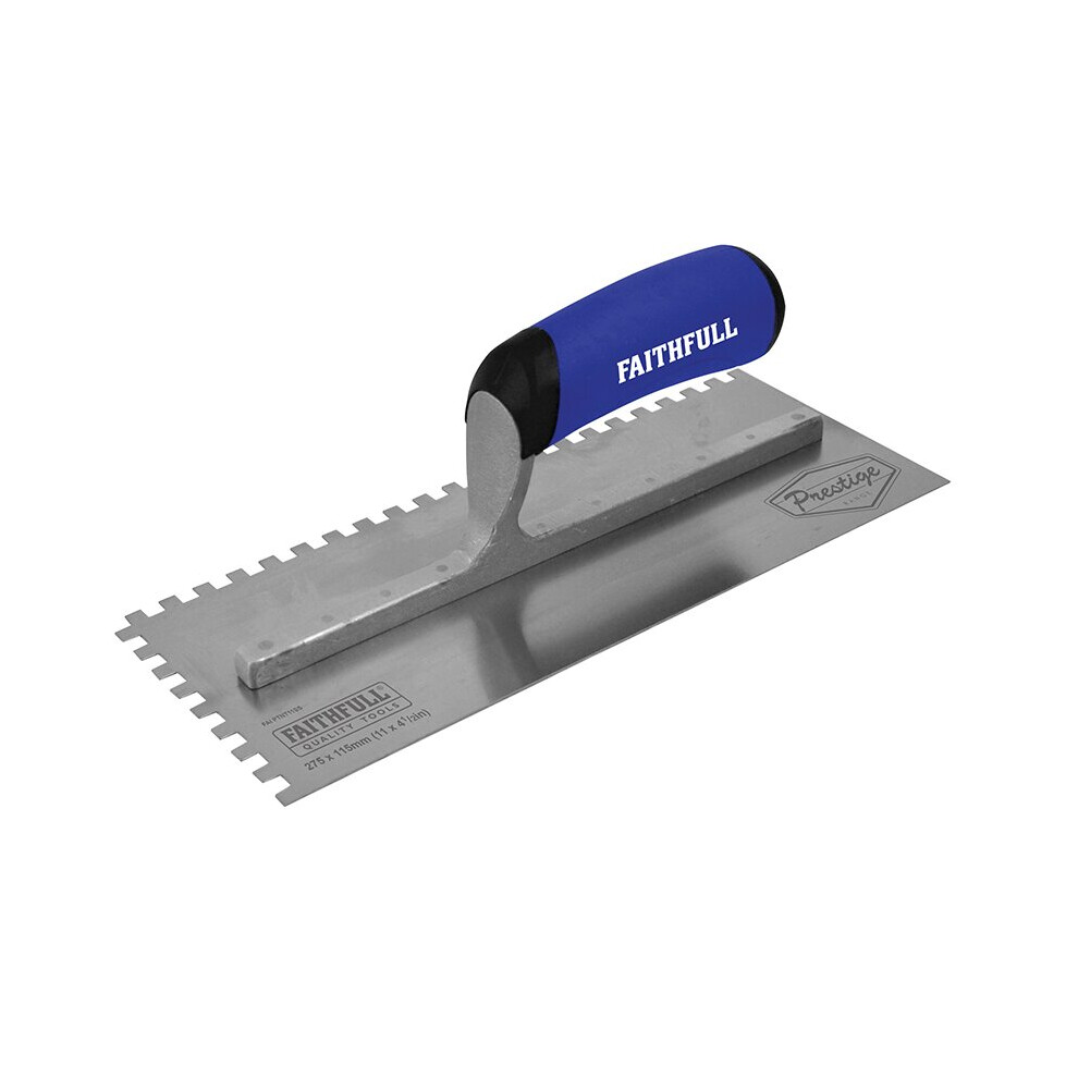 Faithfull FAI024 Prestige Notched Trowel 275 X 115mm (11 X 4.1/2in)