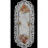H9036-E Maple Leaf Branch Round Doily, 12 in. 1