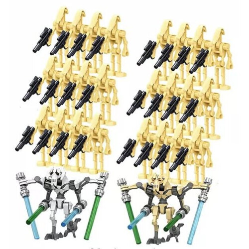 (26 Pcs Set) Star Wars Minifigures Battle Droid Building Blocks