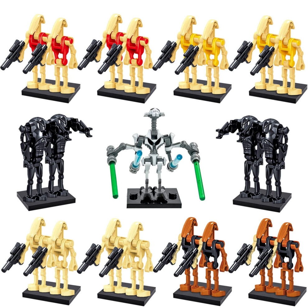 (21 Pcs Set) Star Wars Minifigures Battle Droid Building Blocks