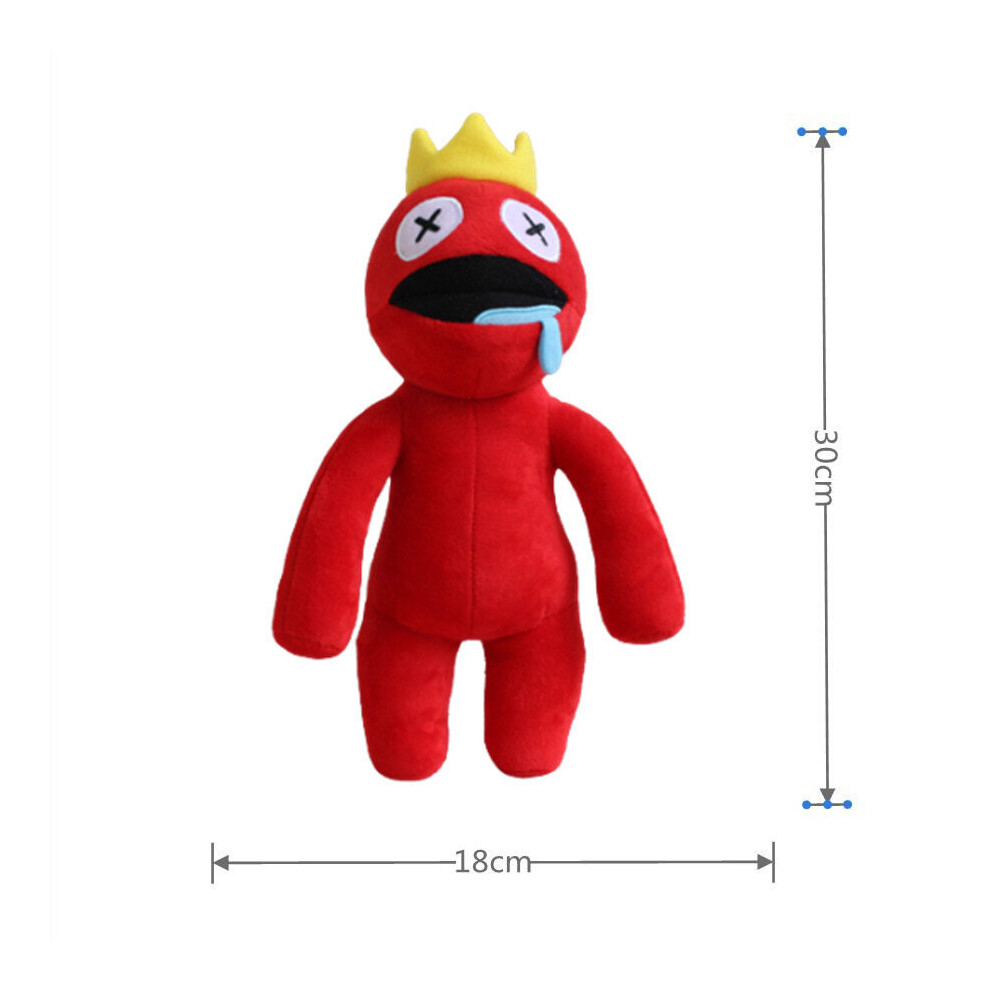 Roblox rainbow friends Plush Toy kids Gift Red Crown 30cm