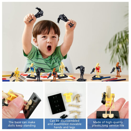 (Ensemble de 24 pièces) Star Wars Minifigures Droïdes de bataille Blocs de construction 2