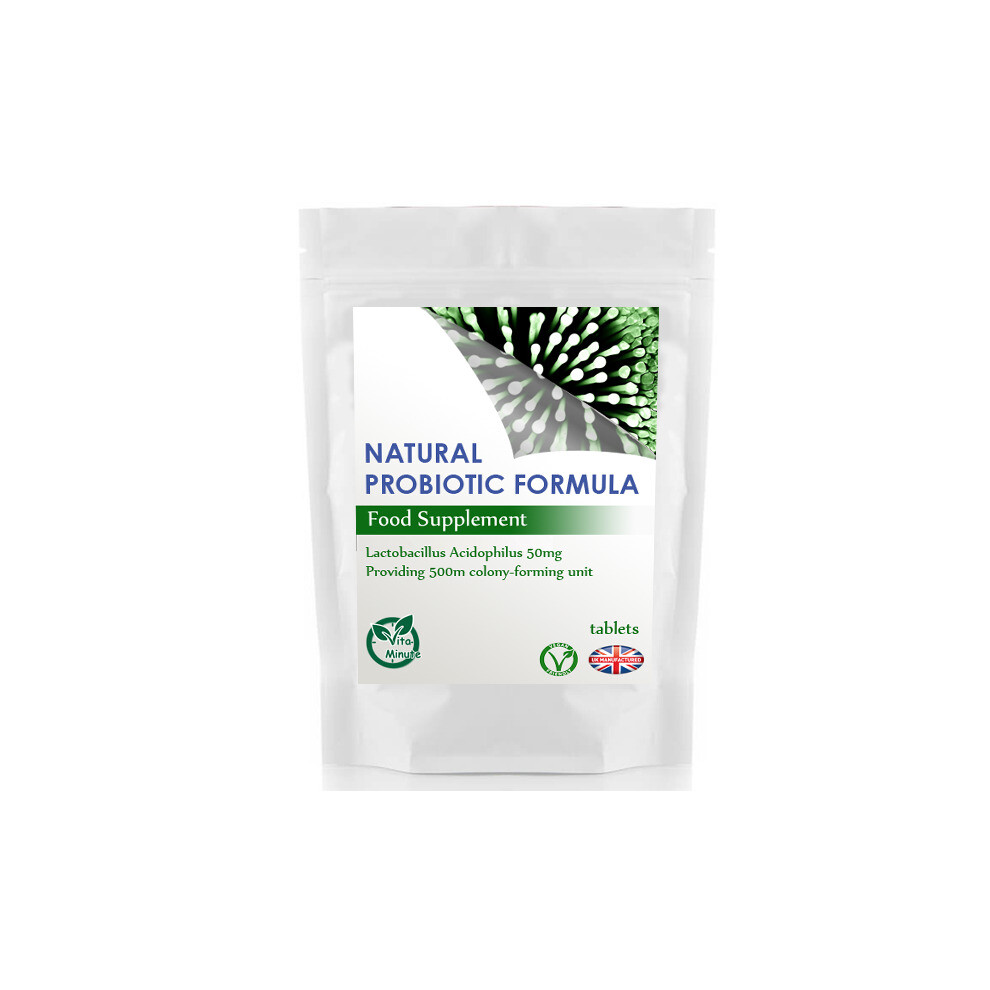 Natural Probiotic (Lactobacillus Acidophilus) 30 Tablets (V) - UK