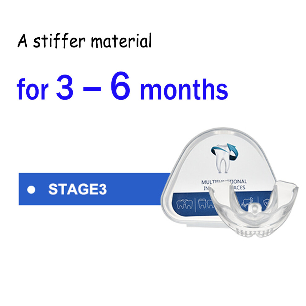 (Phase 3(Hard)) Invisible Dental Orthodontic Braces Teeth Corrector Alignment Trainer Retainer