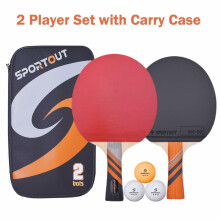 Table Tennis Set 2 Bats & 3 Balls,Table Tennis Bats with Case