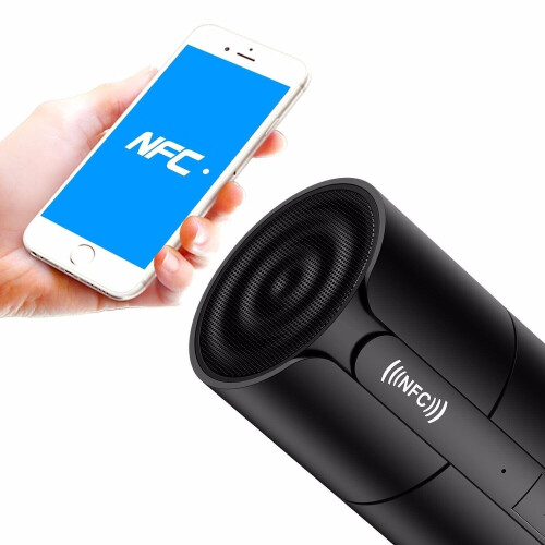 Wireless Bluetooth Speakers Achieved 3D Surround Stereo Bass (Black) 2