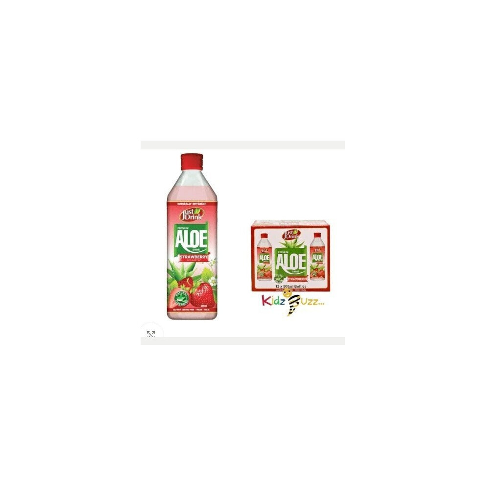 (Pack Of 6) Just Drink Aloe Vera Strawberry 1 Ã6Ã1.5LTR