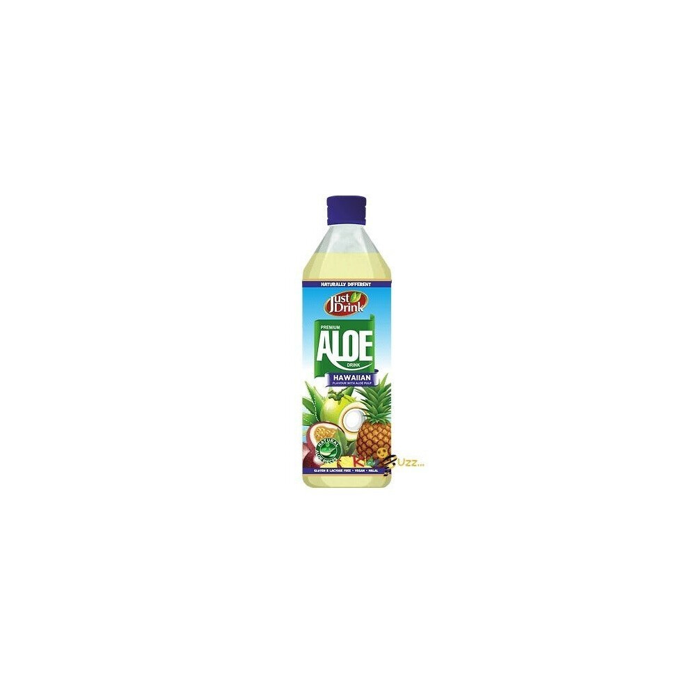 (Pack Of 12) Just Drink Aloe Hawaiian 1 Ã12 Ã 500ML